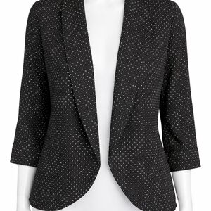 Ricki’s Polka Dot Open Blazer – XL | Chic Stretch Career Layer
